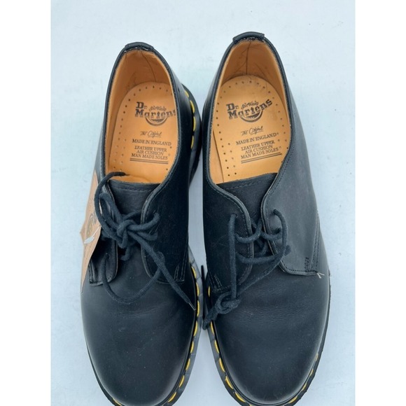 NWT Dr Martens Black‎ Ambassador Soft Leather Oxford #1461  Shoes Sz 5 no box main image 8